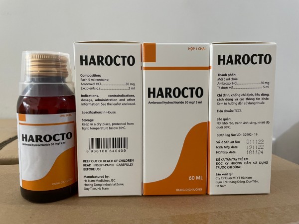 HAROCTO Ambroxol hydroclorid